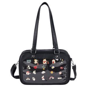 1431 9.4x13.5inch Ita Bag Crossbody with Large 6.4x11.3inch Clear Window